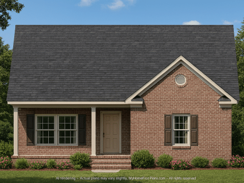 Compact and Efficient House Plan – Modern Floor Plan Designs