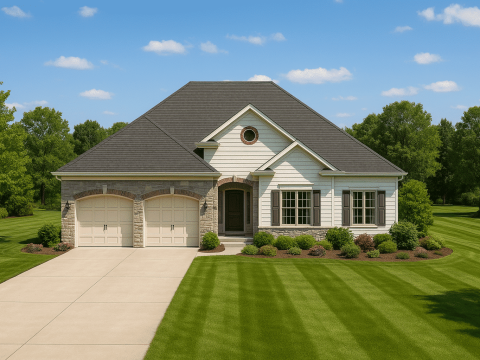 Craftsman Home Floor Plan 1,943 Sq Ft with CAD Designs
