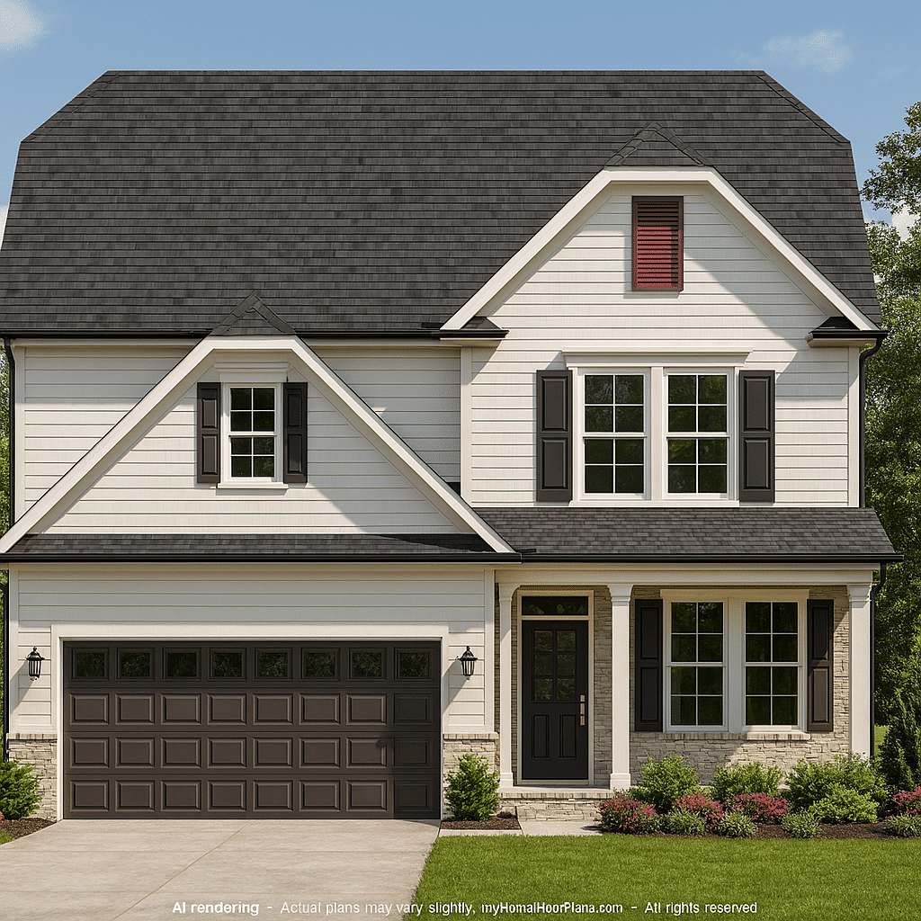 Craftsman Home Floor Plan with 2.5 Story Designs & CAD Files