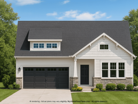 Craftsman Home Floor Plan with Timeless Charm & Modern Comfort
