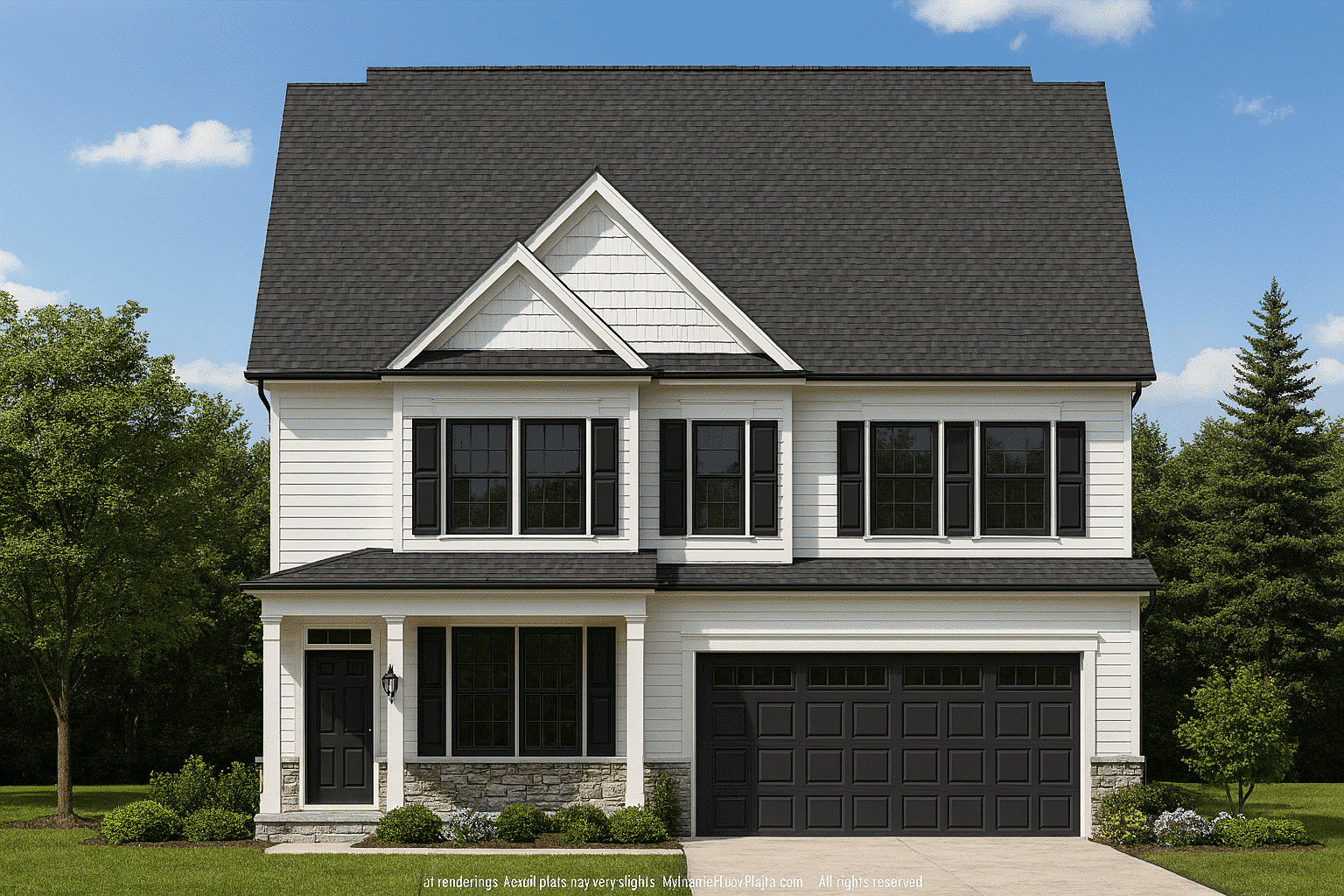 Craftsman Home Plan with 3 Floors and Detailed CAD Designs