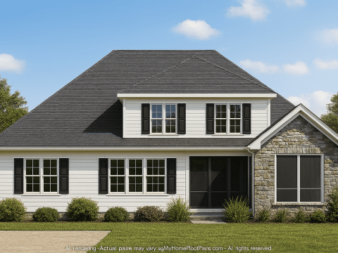 Craftsman Home Plan with Basement, Open Floors, and CAD Designs