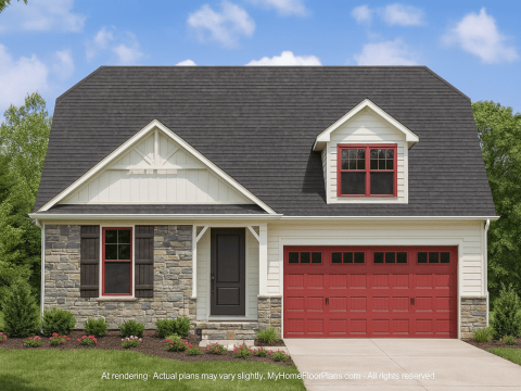 Craftsman Home Plan with Bonus Room, Walk-In Pantry & Versatile Design