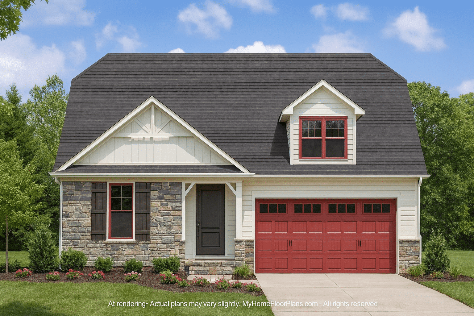 Craftsman Home Plan with Bonus Room, Walk-In Pantry & Versatile Design