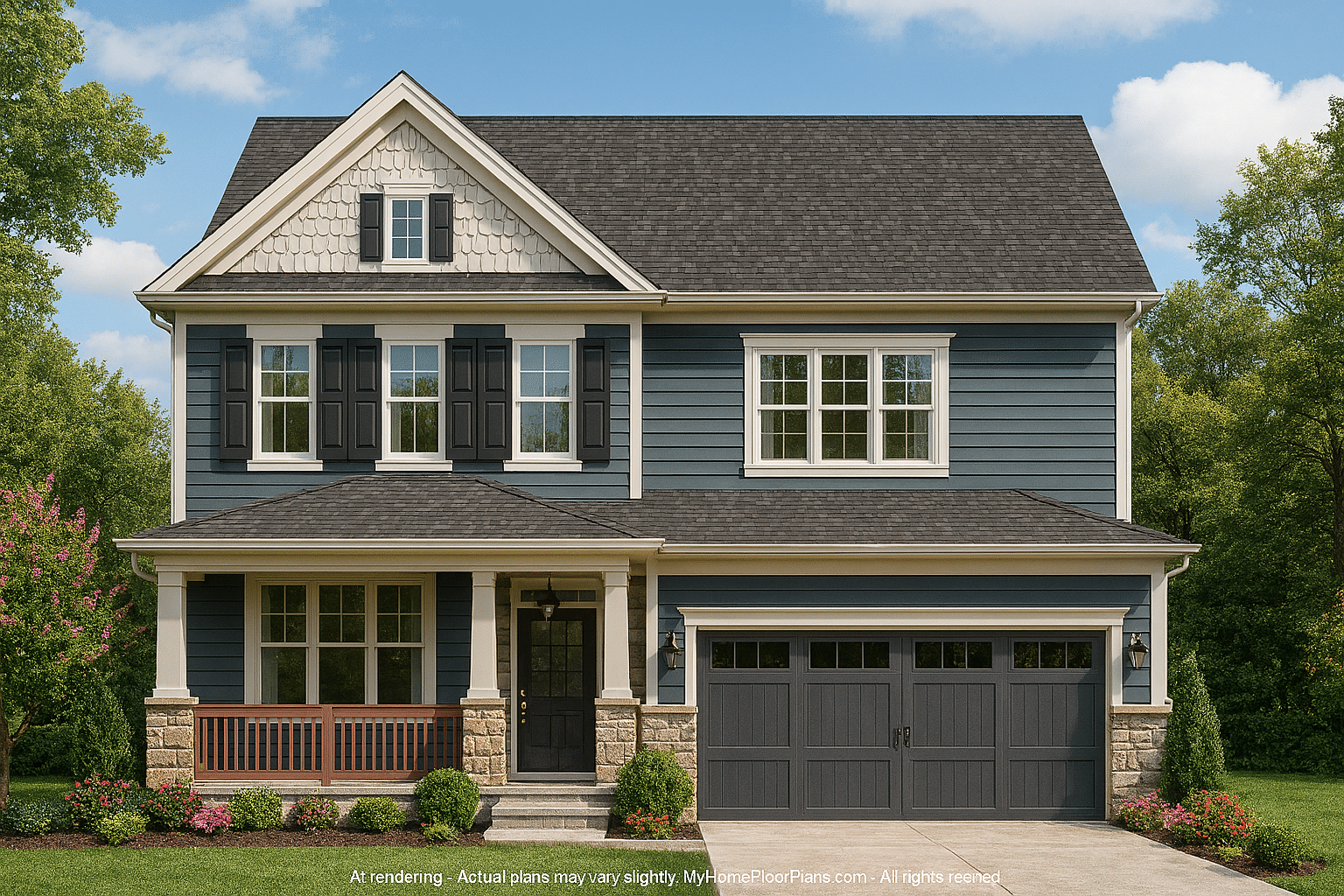 Craftsman Home Plan with Detailed Floor Plans, CAD Blueprints, and Unique Architecture Designs