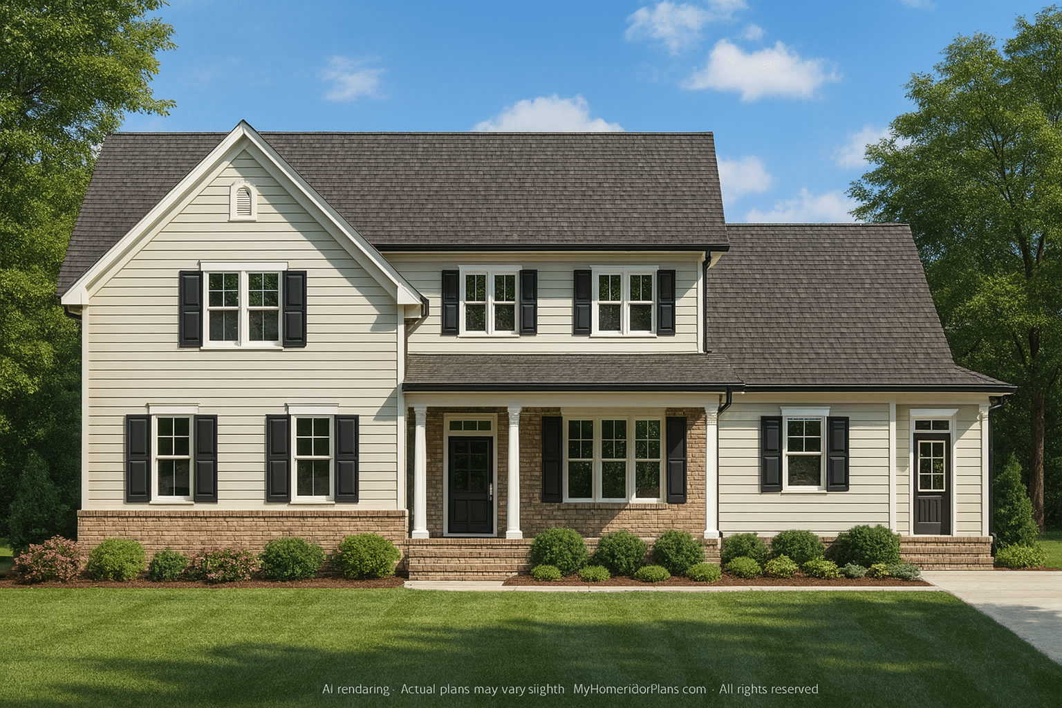 Craftsman Home Plan with Floor Plan, CAD, and Blueprints