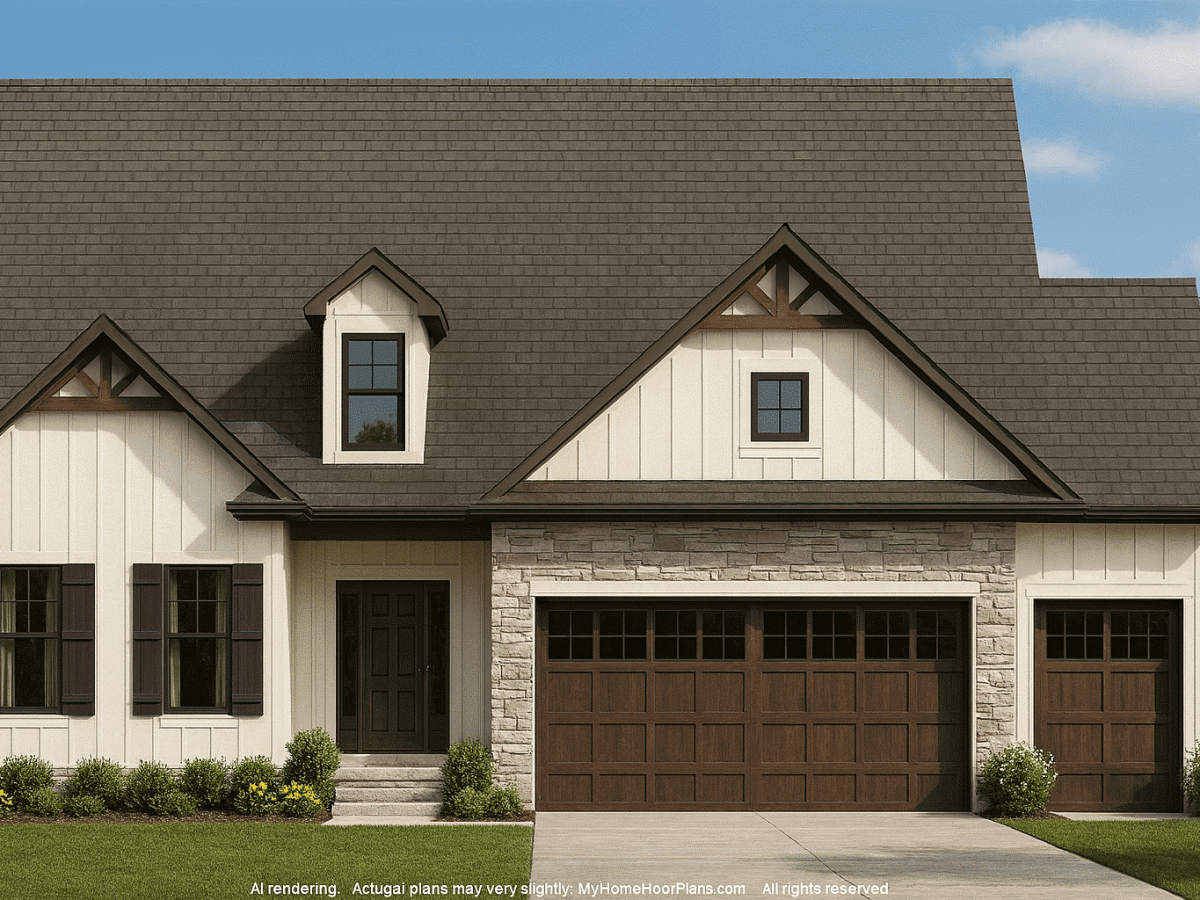 Craftsman Home Plan with Modern Features and CAD Designs