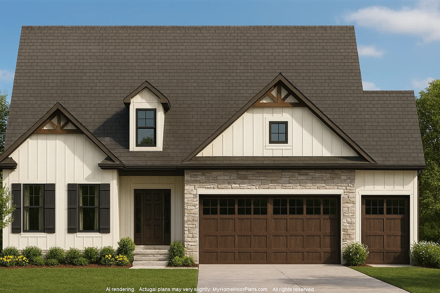 Craftsman Home Plan with Modern Features and CAD Designs