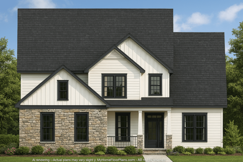 Craftsman Home Plan with Spacious Layout and Unique CAD Designs