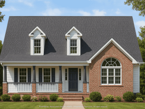 Craftsman House Plan with 3 Stories, Vaulted Ceilings & CAD Designs