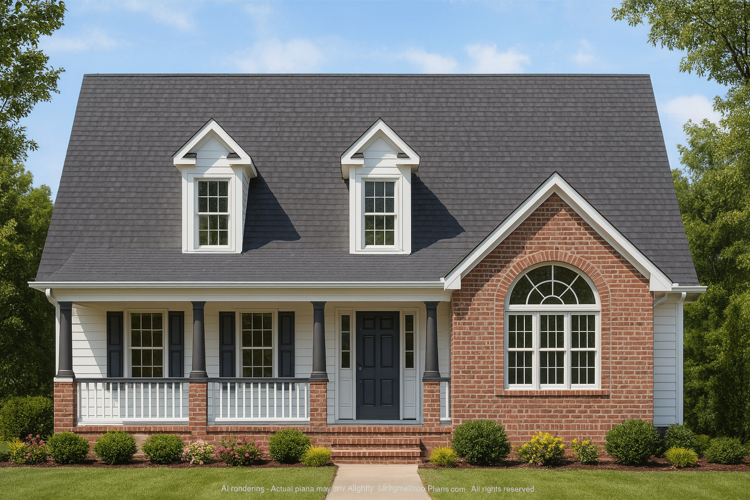 Craftsman House Plan with 3 Stories, Vaulted Ceilings & CAD Designs