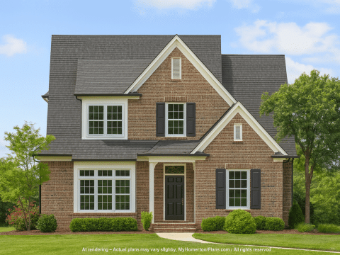 Craftsman-Style Home Floor Plan with Spacious 2-Story Layout