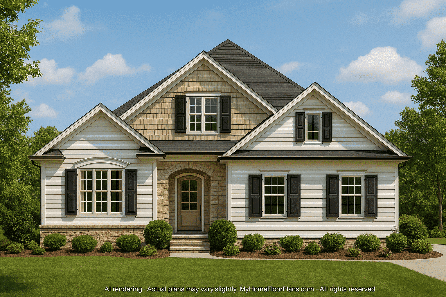 Custom 1.5-Story House Plan with Detailed CAD Blueprints & Flexible Layout
