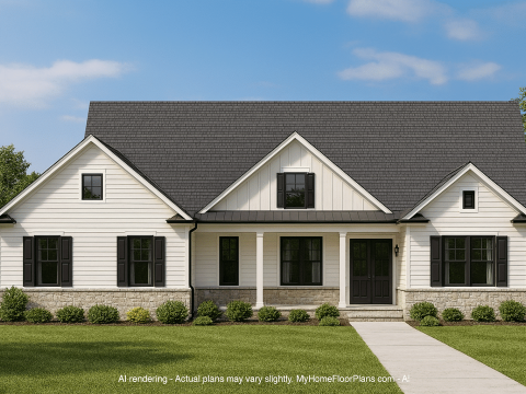 Custom 1.5-Story House Plan with Sunroom and CAD Designs
