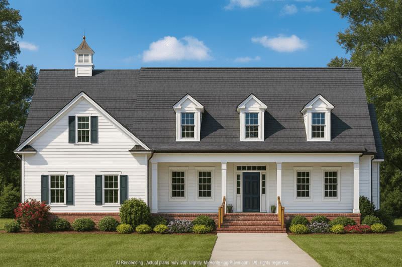 Custom 2-Story House Plan with Spacious Design & CAD Blueprints