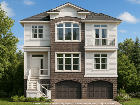 Custom Beach House Plan with 3 Floors, 4 Bedrooms & CAD Design