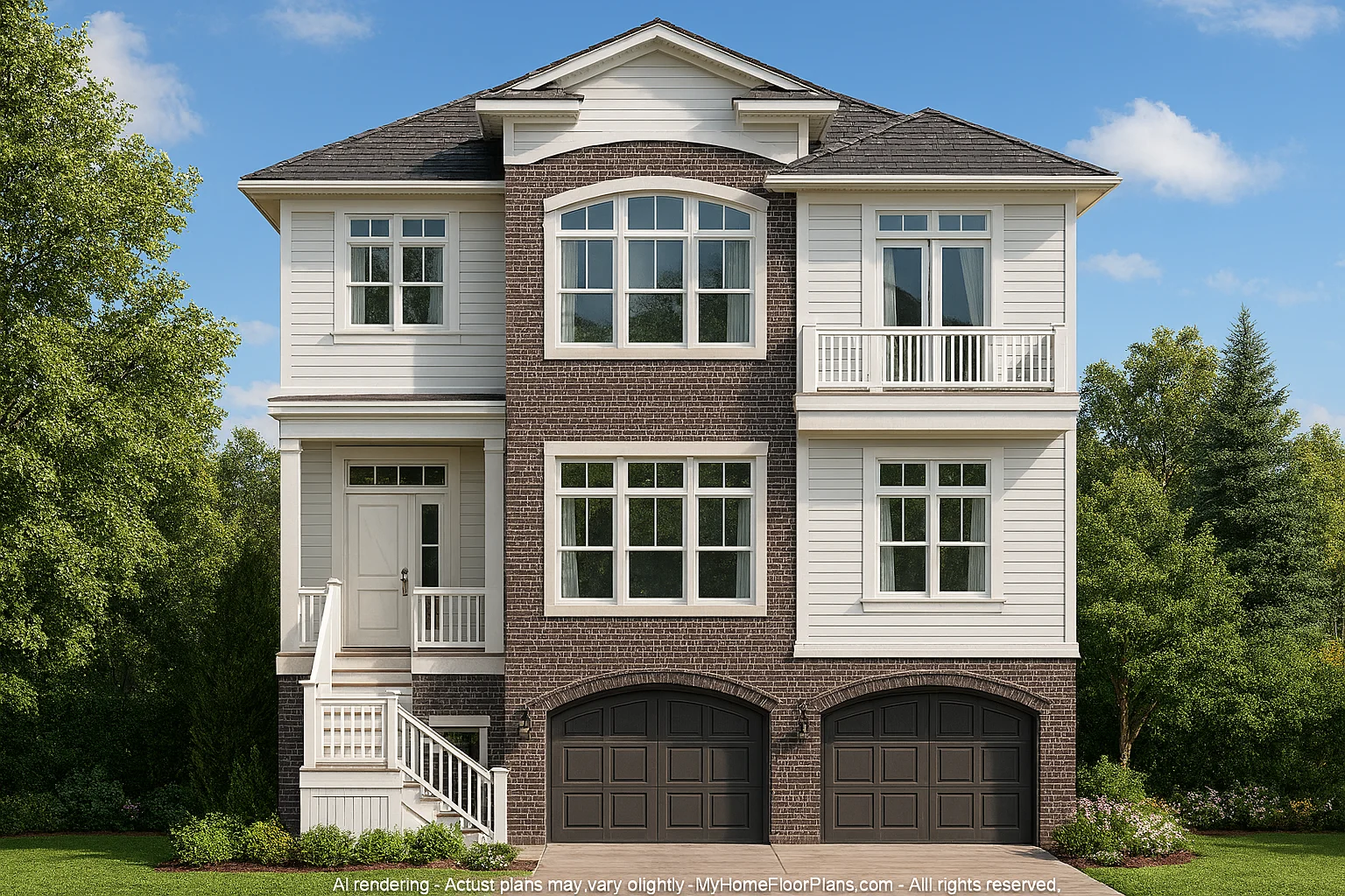 Custom Beach House Plan with 3 Floors, 4 Bedrooms & CAD Design