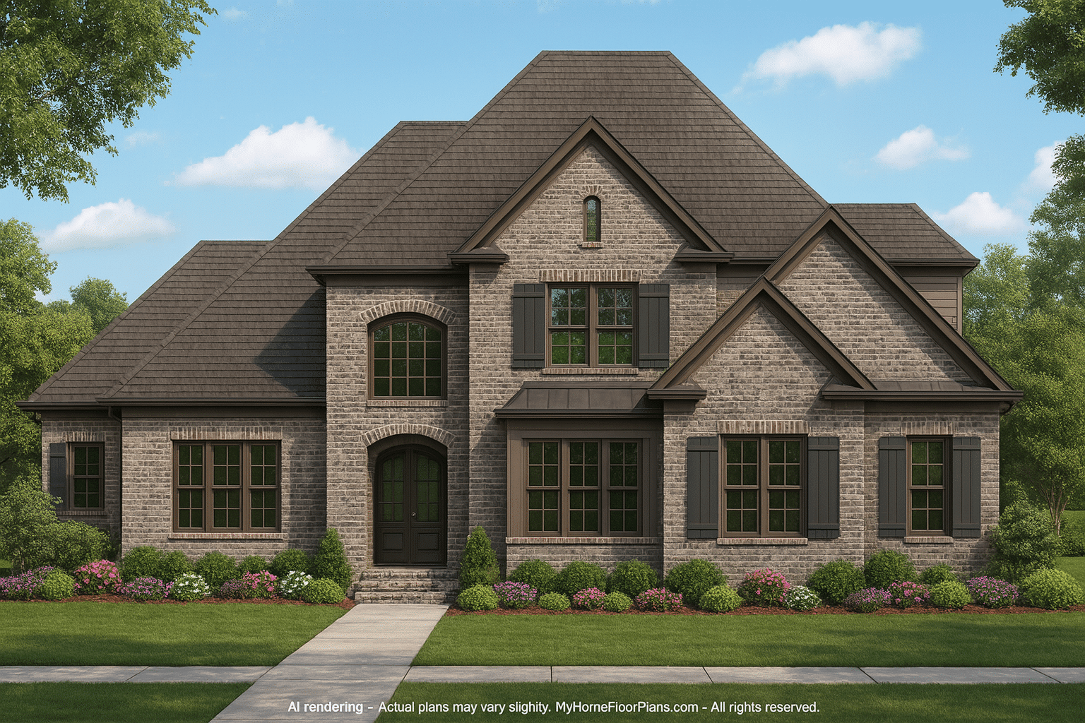 Customizable 2-Story House Plan with CAD Blueprint & Flexible Architecture