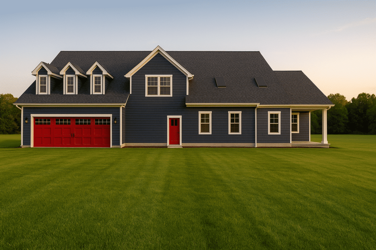 Customizable Home Floor Plan with Colonial Charm & Flexible Blueprint