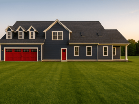 Customizable Home Floor Plan with Colonial Charm & Flexible Blueprint