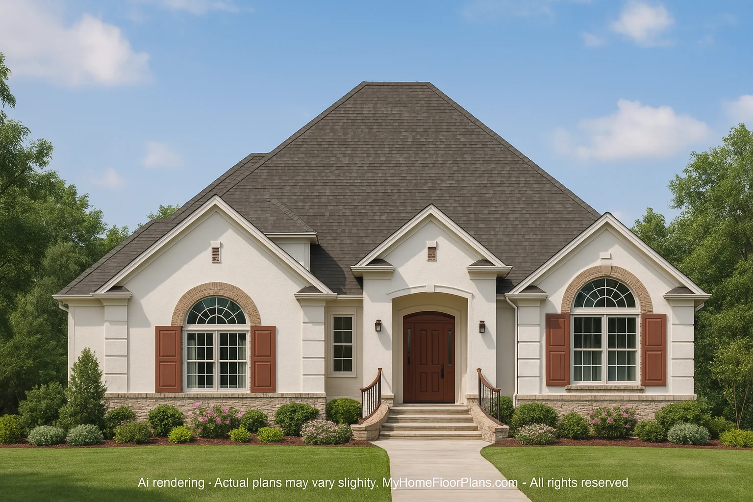 Detailed House Plan with CAD Designs Floor Plan & Blueprint