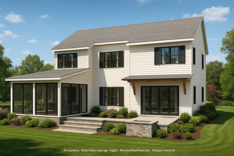 Efficient House Plan with CAD Designs and Functional Layout