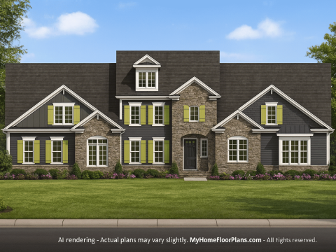 Efficient Multi-Family Triplex House Plan with CAD Designs