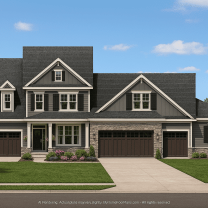 Effortless CAD Home Plan Explore Dual Heights