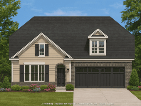 Elegant 1.5-Story Home Design with Open Floor Plan and CAD Blueprint
