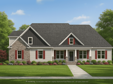Elegant 1.5-Story Home Plan with CAD Designs & Bonus Features
