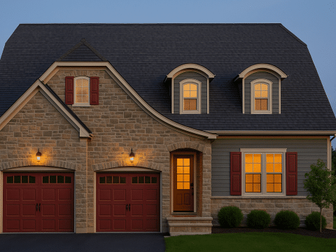 Elegant 2-Story House Plan with Craftsman Features & 4 Bedrooms