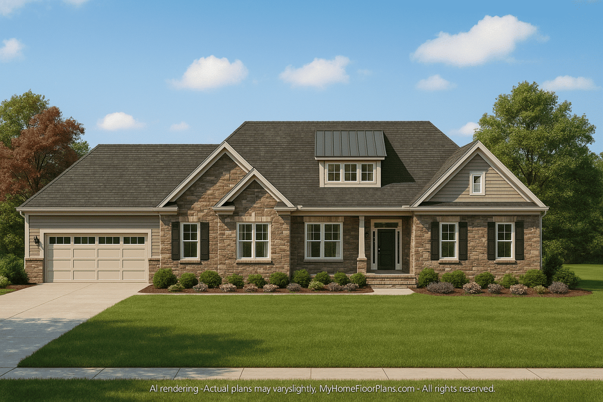 Elegant 2-Story House Plan with Detailed CAD Designs & Timeless Style