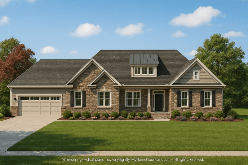 Elegant 2-Story House Plan with Detailed CAD Designs & Timeless Style