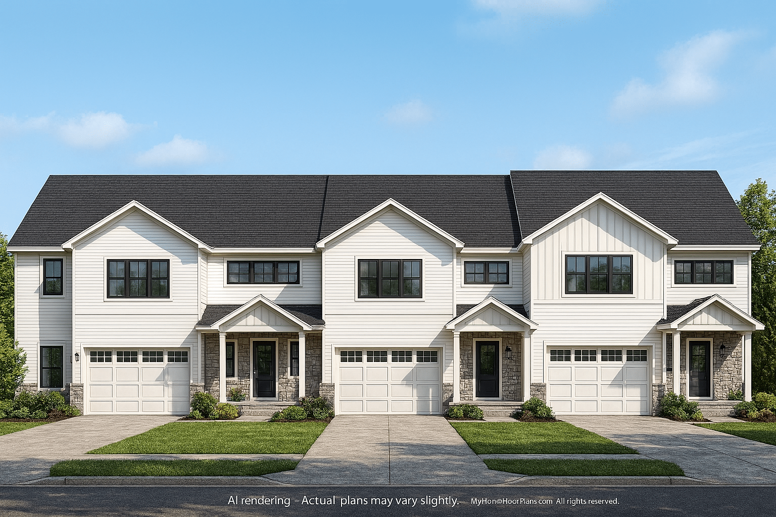 Elegant 2-Story Multi-Family House Plan with CAD Designs & Blueprints