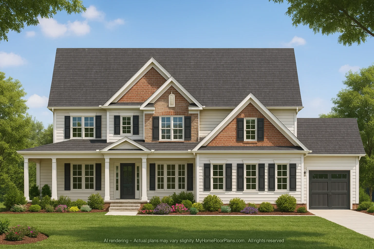Elegant 2.5 Story Home Plan with Spacious CAD Designs