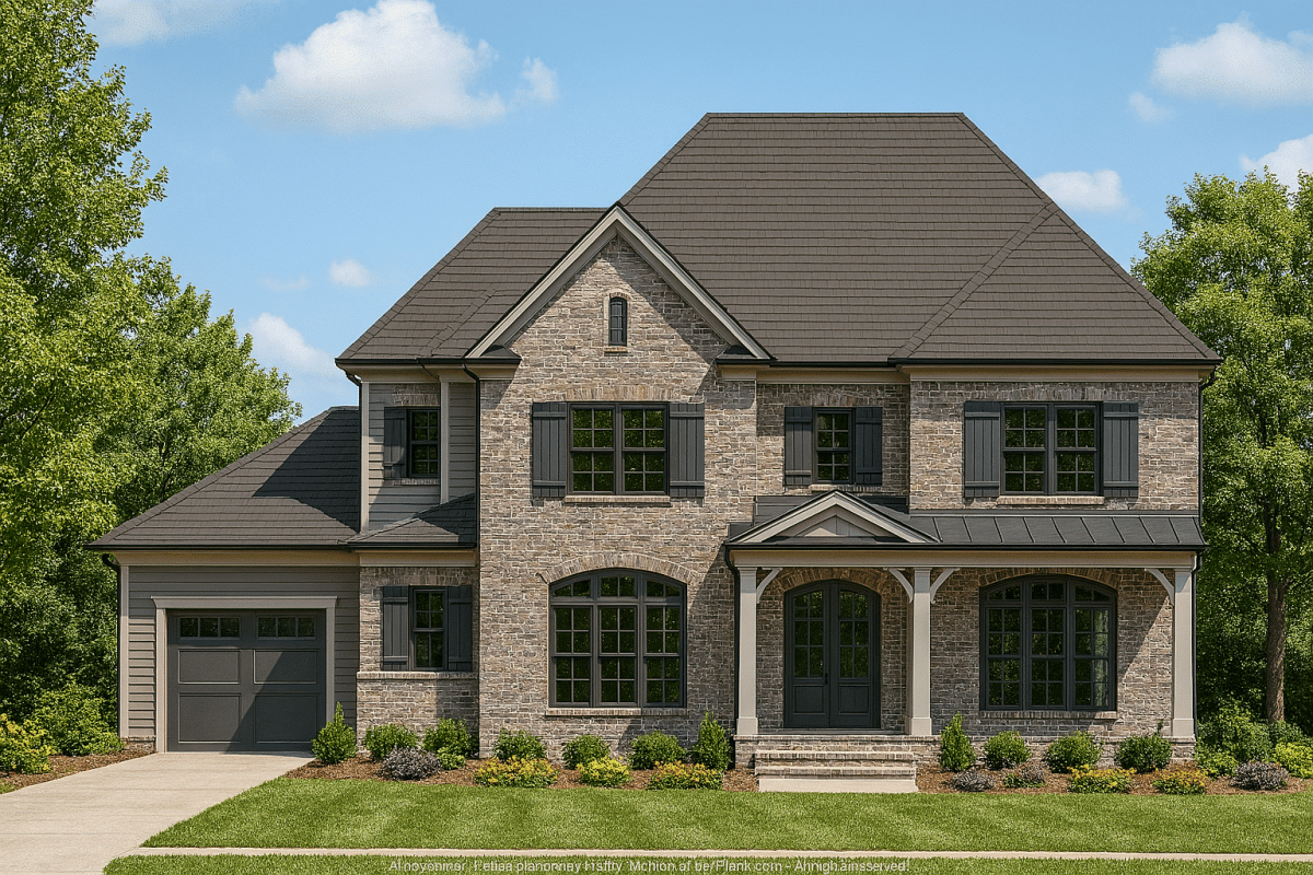 Elegant 2.5-Story Traditional House Plan with 5 Bedrooms