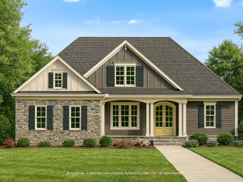 Elegant 4-Bedroom Home CAD Floor Plan with Modern Design