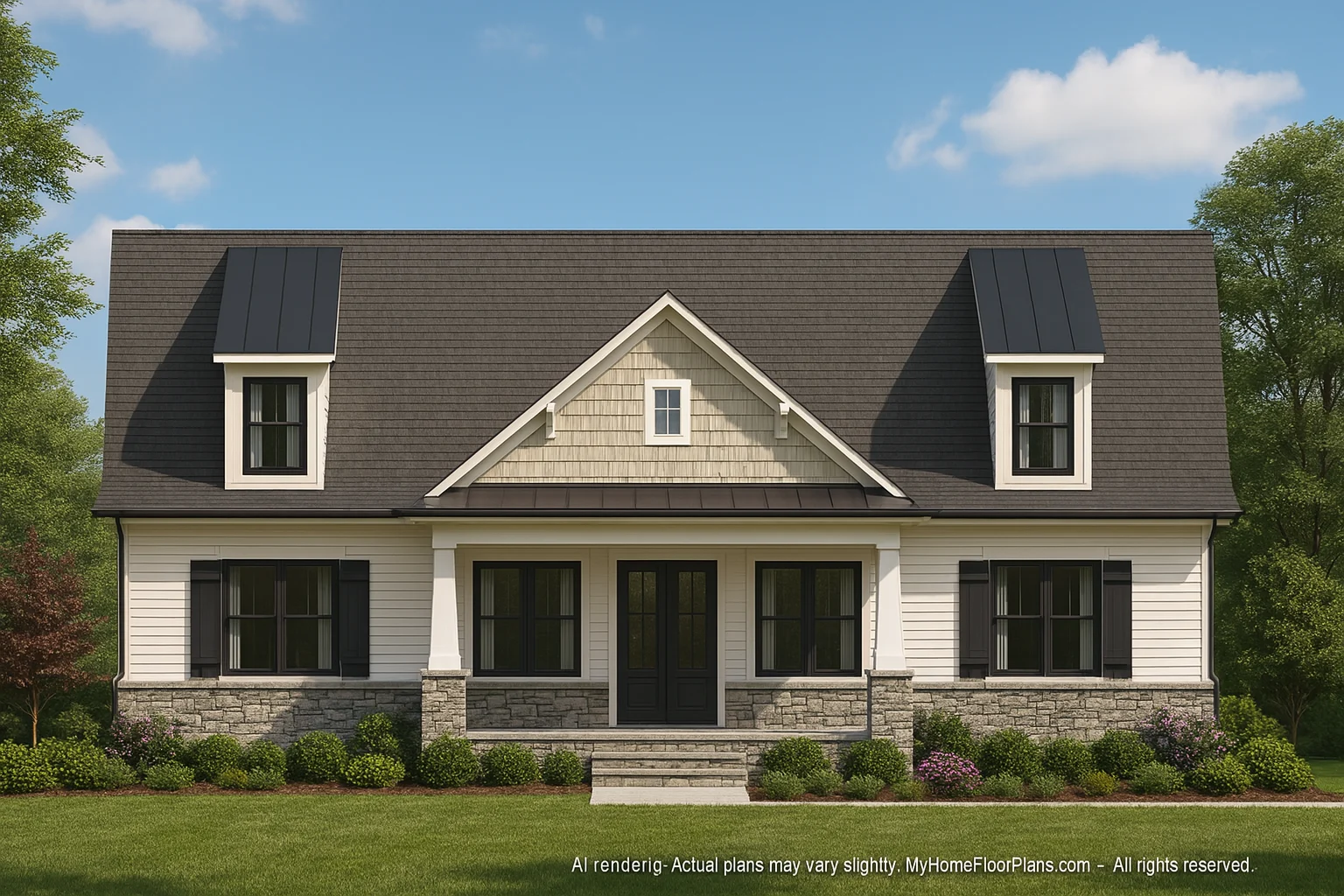 Elegant Clubhouse Floor Plan with Traditional Architecture
