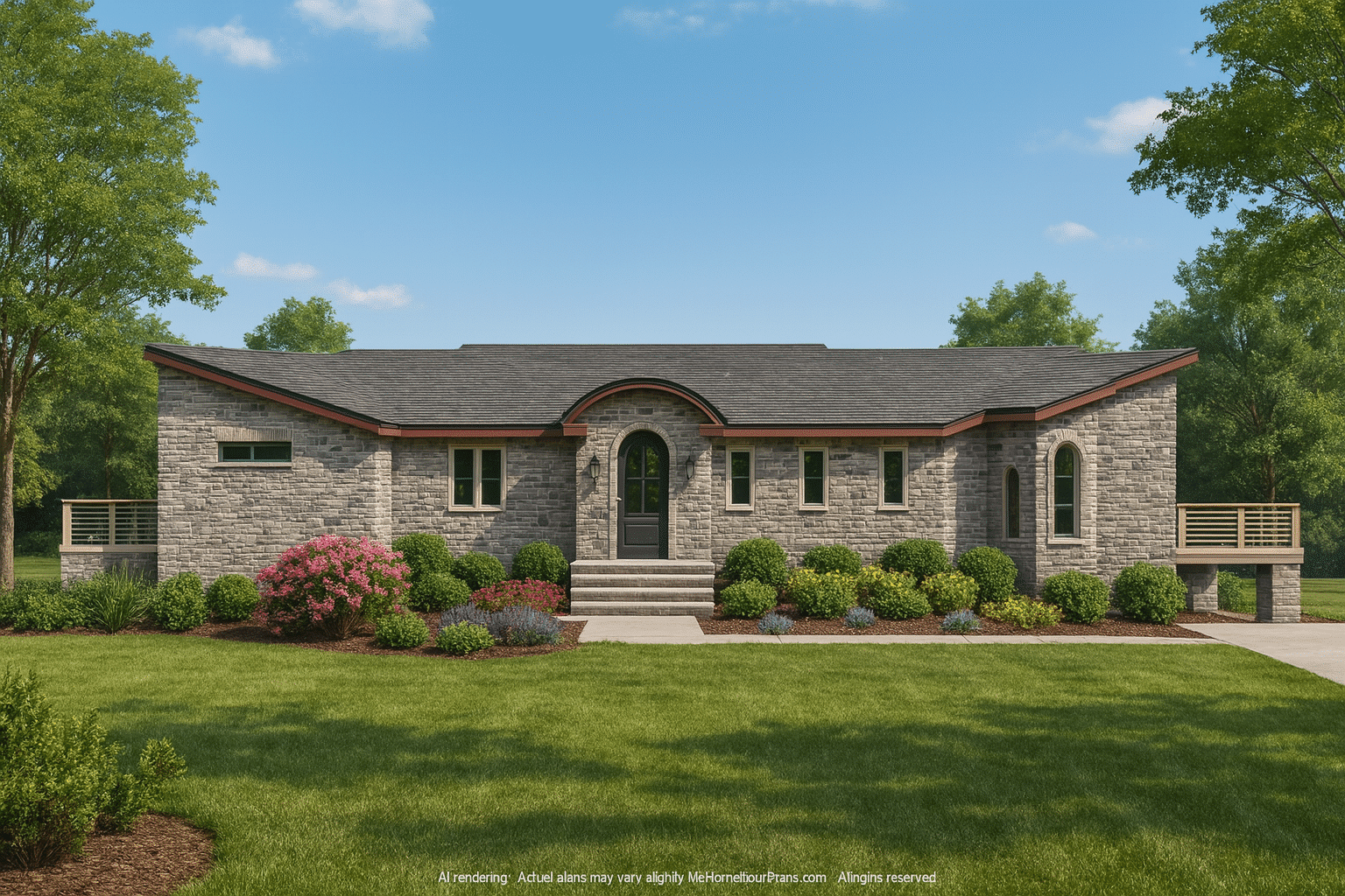 Elegant Craftsman Home Plan with Vaulted Ceilings and Open Floor Design