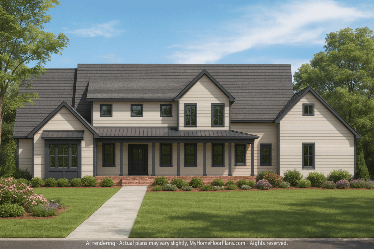 Elegant Home Floor Plan with CAD Designs and Modern Architecture