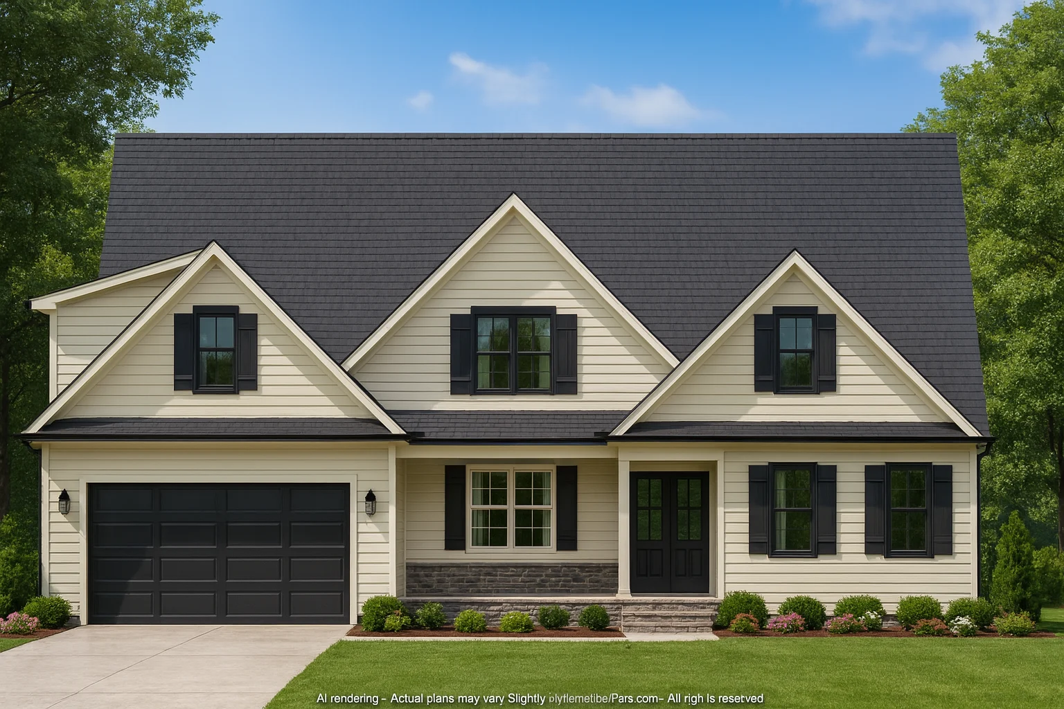 Elegant Home Plan with 4 Bedrooms, CAD Designs & Blueprint Layout