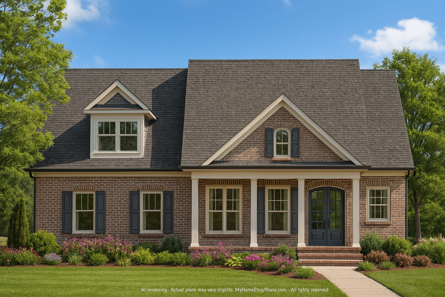 Elegant Home Plan with 4 Bedrooms and Craftsmanship in Design
