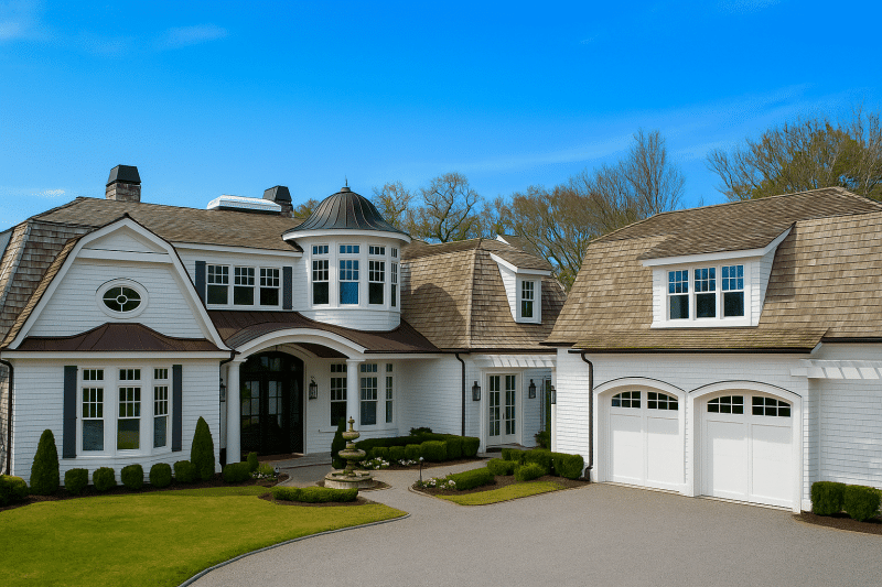 Elegant Two-Story House Plan with Classical Georgian Design