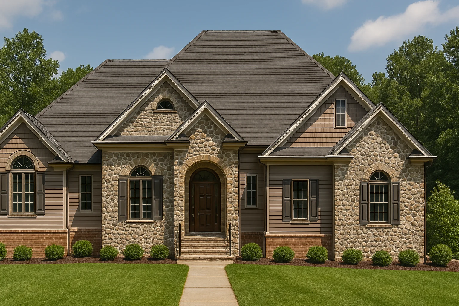 Functional 2-Story House Plan with Modern Blueprint Design