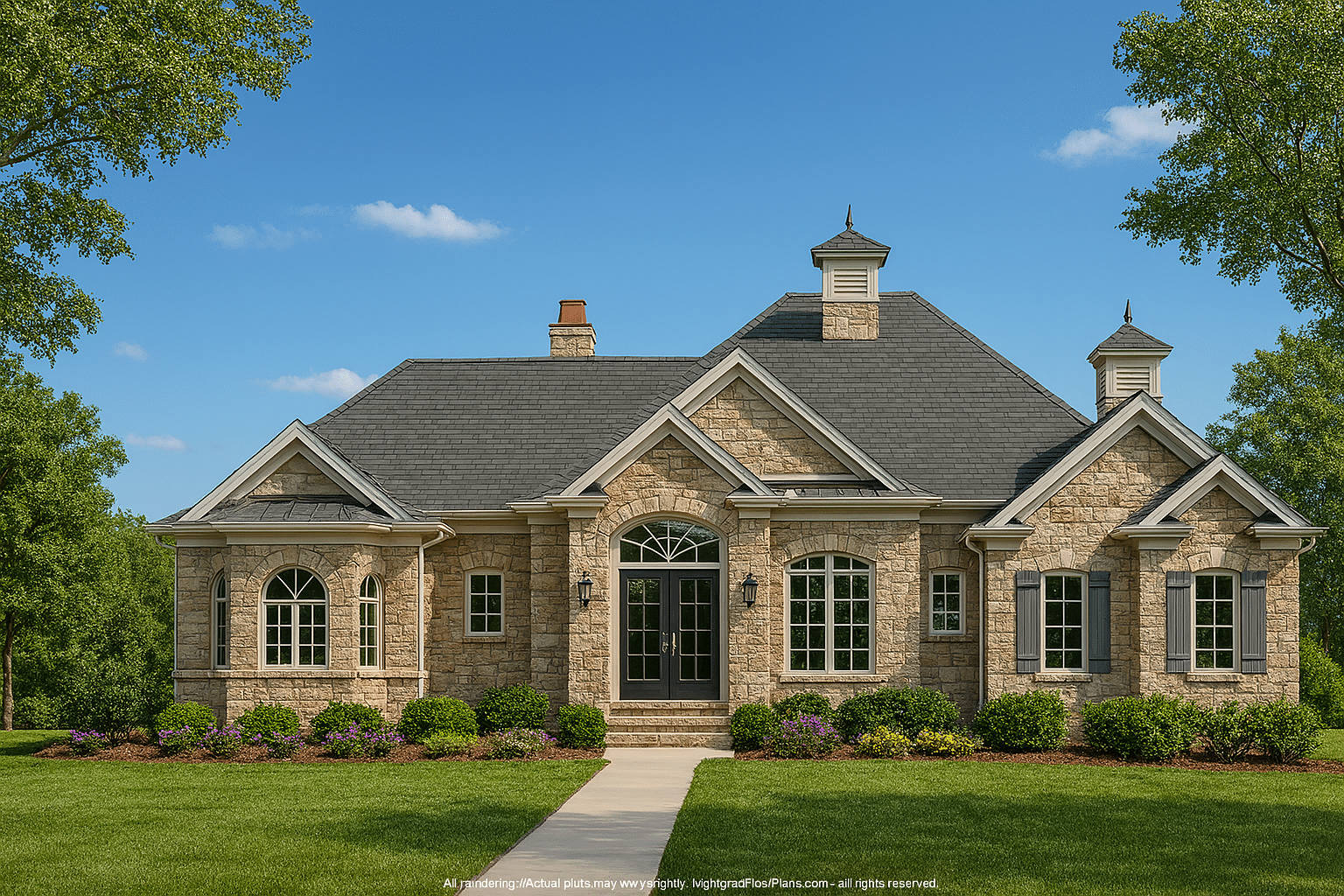 Luxury 2-Story House Plan with 4 Bedrooms & CAD Architecture