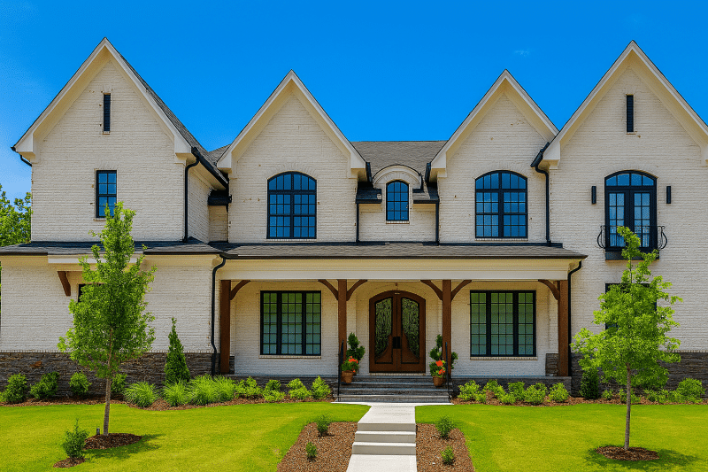 Luxury 2-Story House Plan with 6 Bedrooms & 8 Bathrooms