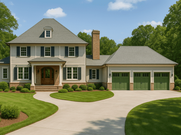 Luxury 3-Story House Plan with Open Floor Layout & Craftsman Design