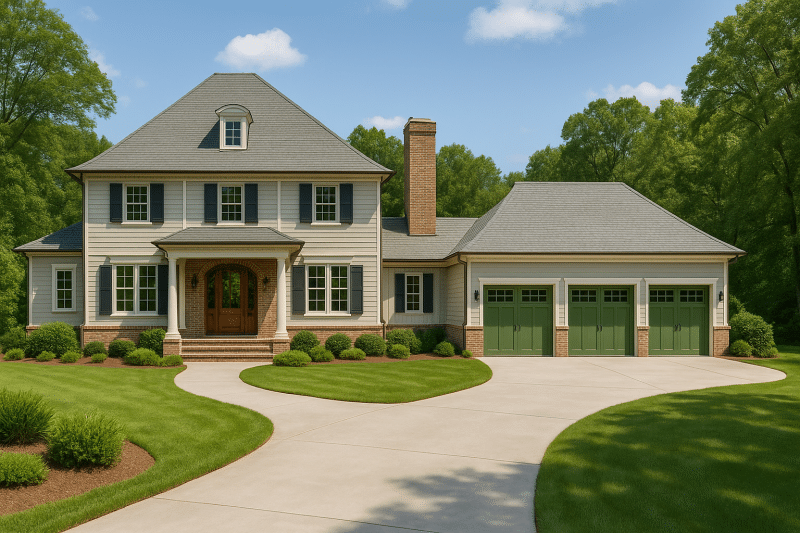 Luxury 3-Story House Plan with Open Floor Layout & Craftsman Design