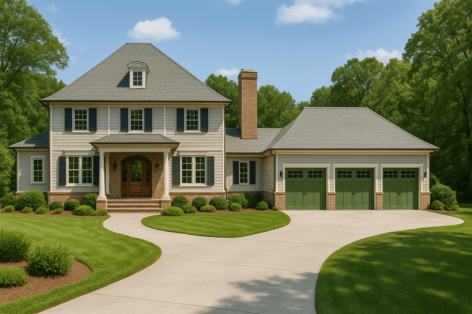 Luxury 3-Story House Plan with Open Floor Layout & Craftsman Design