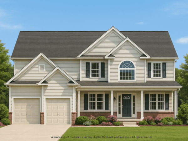 Luxury House Plan with 3 Stories, Vaulted Ceilings & Modern CAD Designs